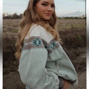 Spurwest Agave Mist Bomber Western Unisex Jacket